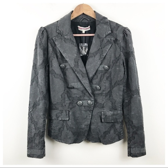 NWOT Free People James Military Inspired Blazer Size‎ XS - Picture 5 of 12